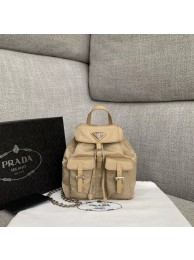 Fake Prada Nylon mini backpack 1BH029 apricot Tl6185tu77