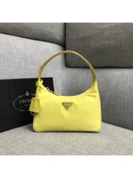 Fake Prada Re-Edition 2000 nylon mini-bag 91515 yellow Tl6181uQ71