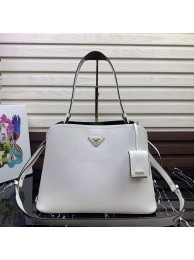 Fashion Prada Matinee handbag 1BA249 White Tl6357wc24