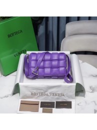 First-class Quality Bottega Veneta PADDED CASSETTE BAG 591970 Purple Tl16978Sf41