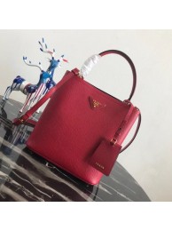 Imitation High Quality Prada Double Saffiano leather bag 1BA212 red Tl6533Bo39
