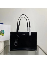 Imitation High Quality Prada Re-Edition 1995 brushed-leather medium handbag 1BA350 black Tl5803Bo39