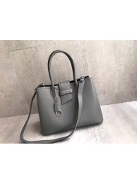 Imitation Prada Leather handbag 1BG148 grey Tl6470EY79