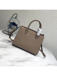 Imitation Prada saffiano lux tote original leather bag bn4458 apricot Tl6564ye39