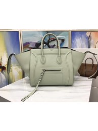 Luxury Celine Luggage Phantom Tote Bag Calfskin Leather CT3372 Light Grey Tl5136UV86