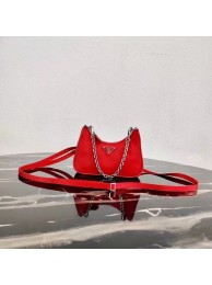 Luxury Prada Re-Edition nylon mini shoulder bag 1TT122 red Tl6147QT69