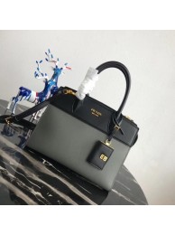 Luxury Replica Prada Esplanade Bag 1BA046 grey&black Tl6510vv50
