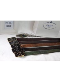 Prada 35mm Belt Croco Leather PB1128B Tl7537wn15