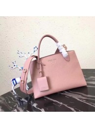Prada Bibliotheque Handbag in Calf Leather 1BA155 Pink Tl6601zd34