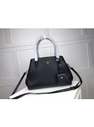 Prada Calf leather bag 1127 black Tl6474bm74