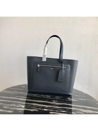 Prada Embleme Saffiano leather bag 2VE015 dark blue Tl6296kC27
