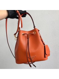 Prada Galleria Saffiano Leather Bag 1BE032 Orange Tl6339va68