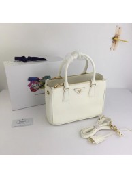 Prada Galleria Small Saffiano Leather Bag BN2316 white Tl6442wn15