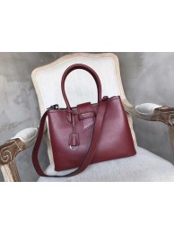 Prada Leather handbag 1BG148 Burgundy Tl6469Fh96