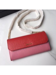 Prada leather mini-bag 1DH002 red Tl6690aj95