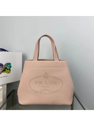Prada leather tote bag 1AG833 pink Tl5750dV68