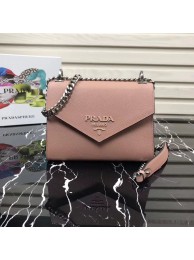 Prada Monochrome Saffiano leather bag 1BD127 light pink Tl6540rf73