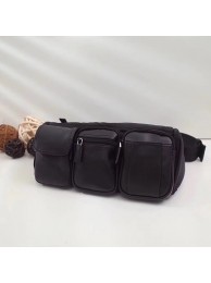 Prada Nylon and leather belt bag VA0258 black Tl6525Kn56