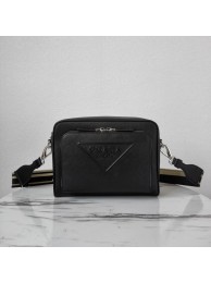 Prada Re-Edition 2005 Saffiano leather bag 2HD052 black Tl5793Ri95