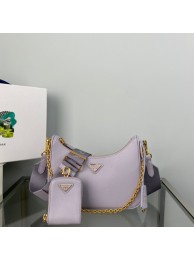 Prada Re-Edition 2005 Saffiano shoulder bag 1BH204 Lavender Tl5762TL77