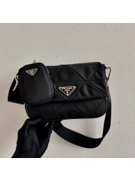 Prada Re-Edition nylon shoulder bag 1BD292A black Tl5993Pf97