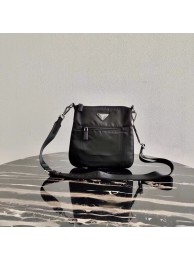 Prada Re-Nylon and Saffiano leather shoulder bag VA0716 black Tl5961xa43