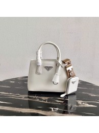 Prada Saffiano leather mini-bag 1BA296 White Tl6141HW50