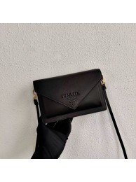 Prada Saffiano leather mini-bag 1BP020 black Tl6166nV16