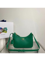 Prada Small Saffiano leather shoulder bag 1BD330 green Tl5813qB82