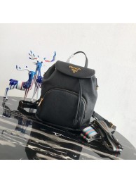 Quality Prada original Leather backpack 1BZ035 black Tl6405Vu63