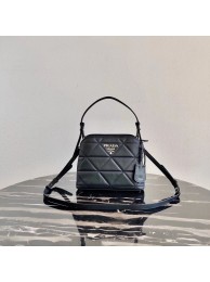 Replica Designer Prada Spectrum small leather bag 1BA311 black Tl6031Bb80