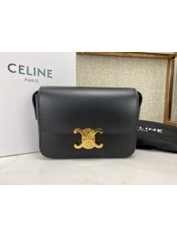 Replica Fashion Celine MINI CLASSIC BAG IN BOX CALFSKIN CL01503 black Tl4876yI43