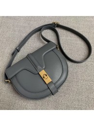 Replica High Quality CELINE SMALL BESACE 16 BAG IN SATINATED CALFSKIN CROSS BODY 188013 GREY Tl4961Jh90
