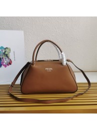 Replica Prada leather Supernova handbag 1BD665 caramel Tl5733Hd81