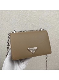 Top Prada Saffiano leather mini shoulder bag 2BD032 apricot Tl6116eo14